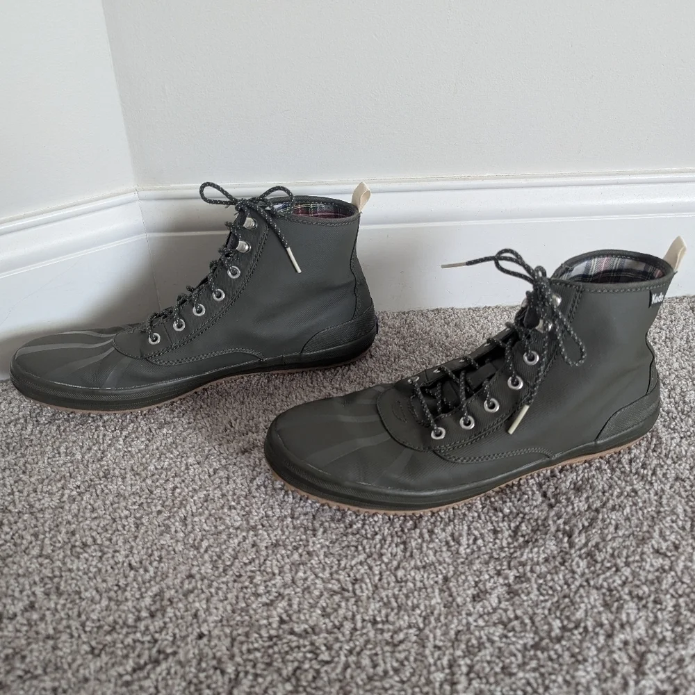 Keds Scout Splash Waterproof Ankle Boot Olive Green sz 11